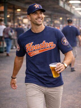 Pro Standard Houston Astros Graphic T-Shirt – Size Large (MLB Licensed)